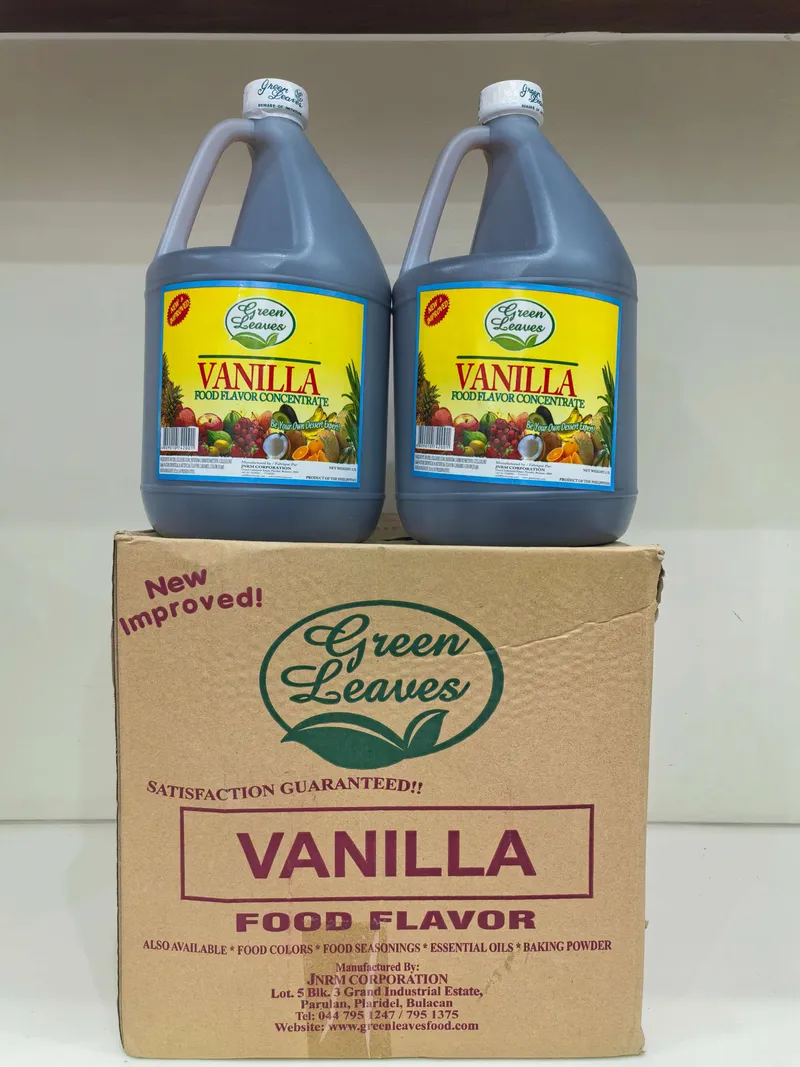 Green Leaves Vanilla Food Flavor